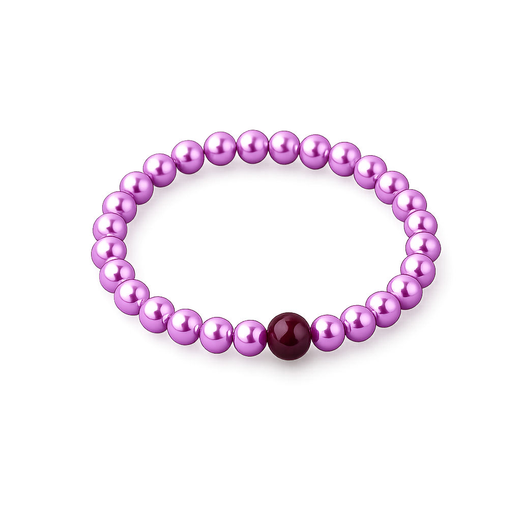 Bracelete Pérola Lilás Royale