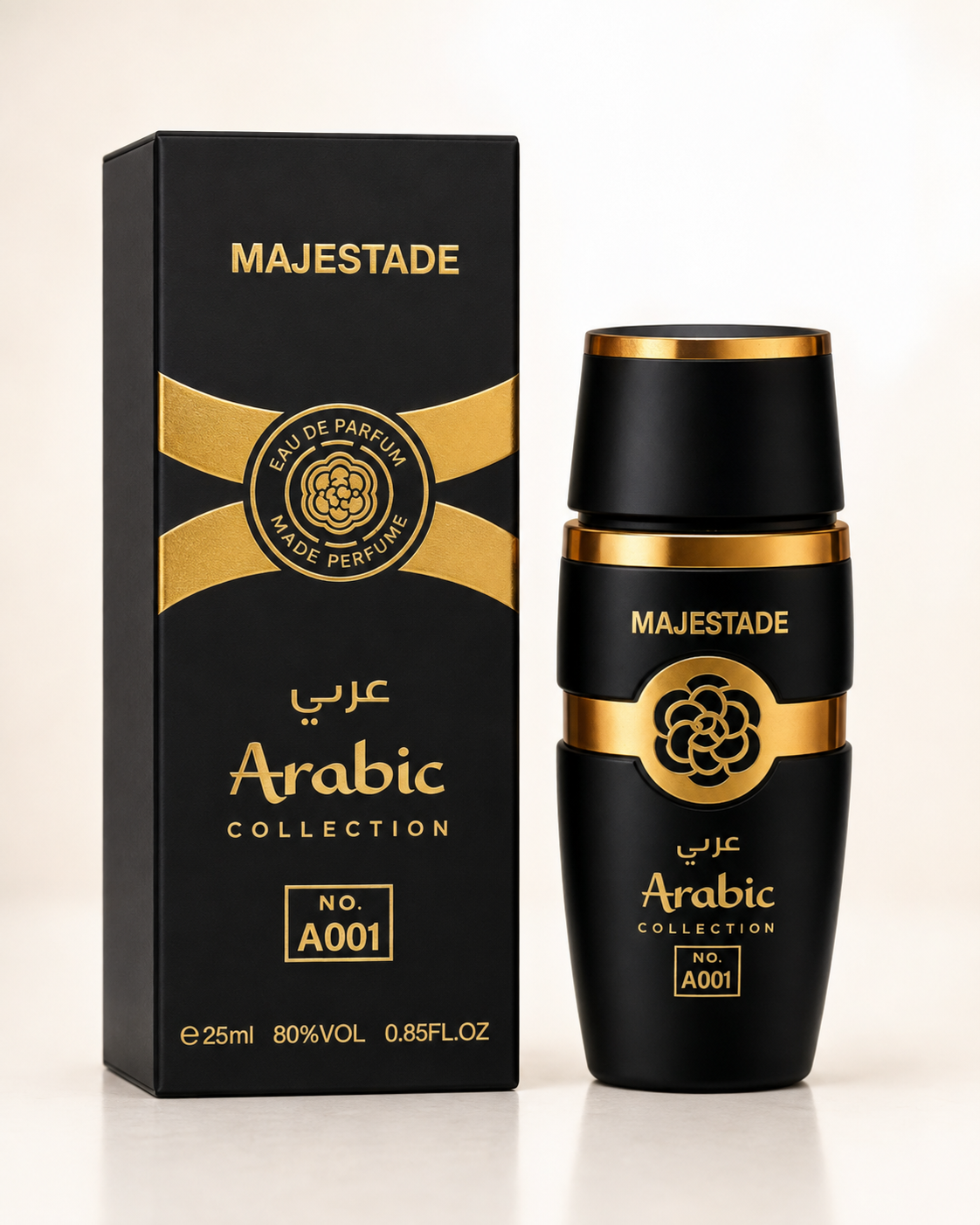 Majestade Arabic Collection A001 25ml – Perfume Árabe Masculino