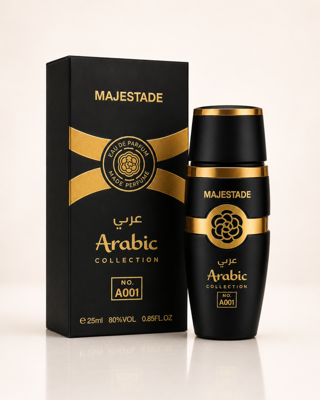 Majestade Arabic Collection A001 25ml – Perfume Árabe Masculino
