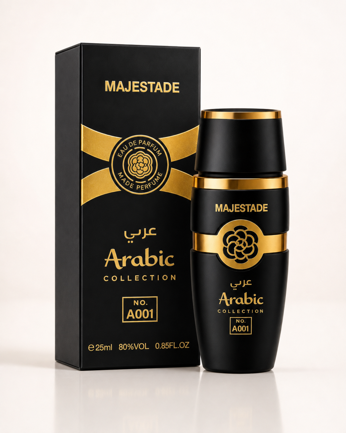 Majestade Arabic Collection A001 25ml – Perfume Árabe Masculino