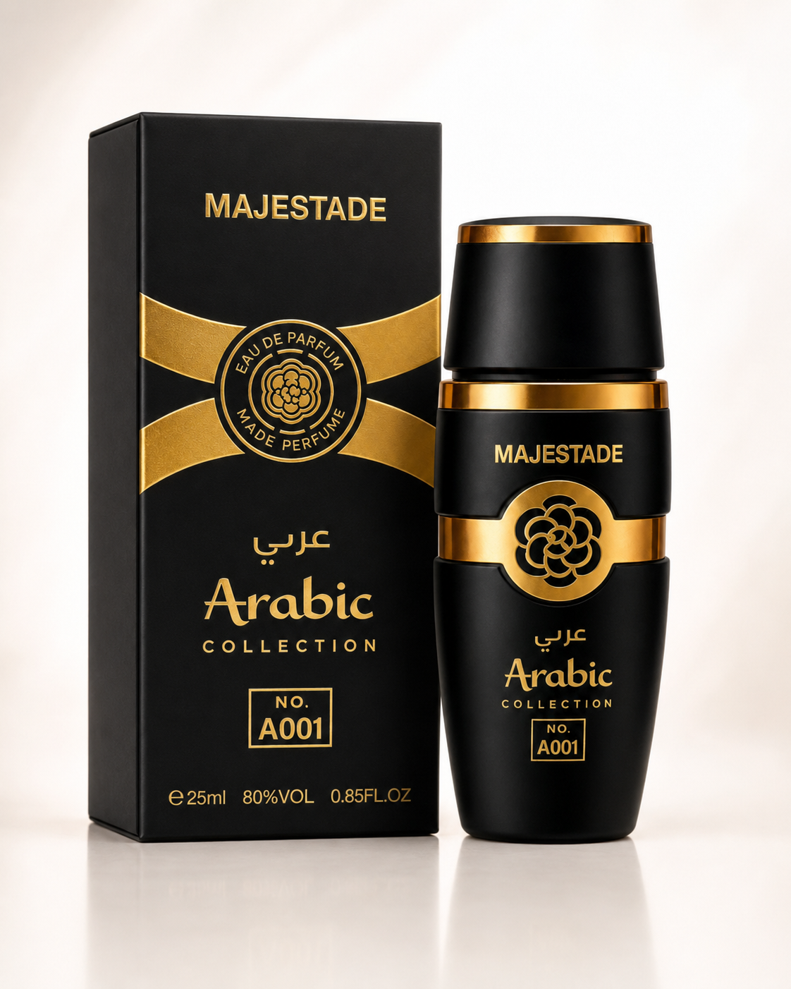Majestade Arabic Collection A001 25ml – Perfume Árabe Masculino