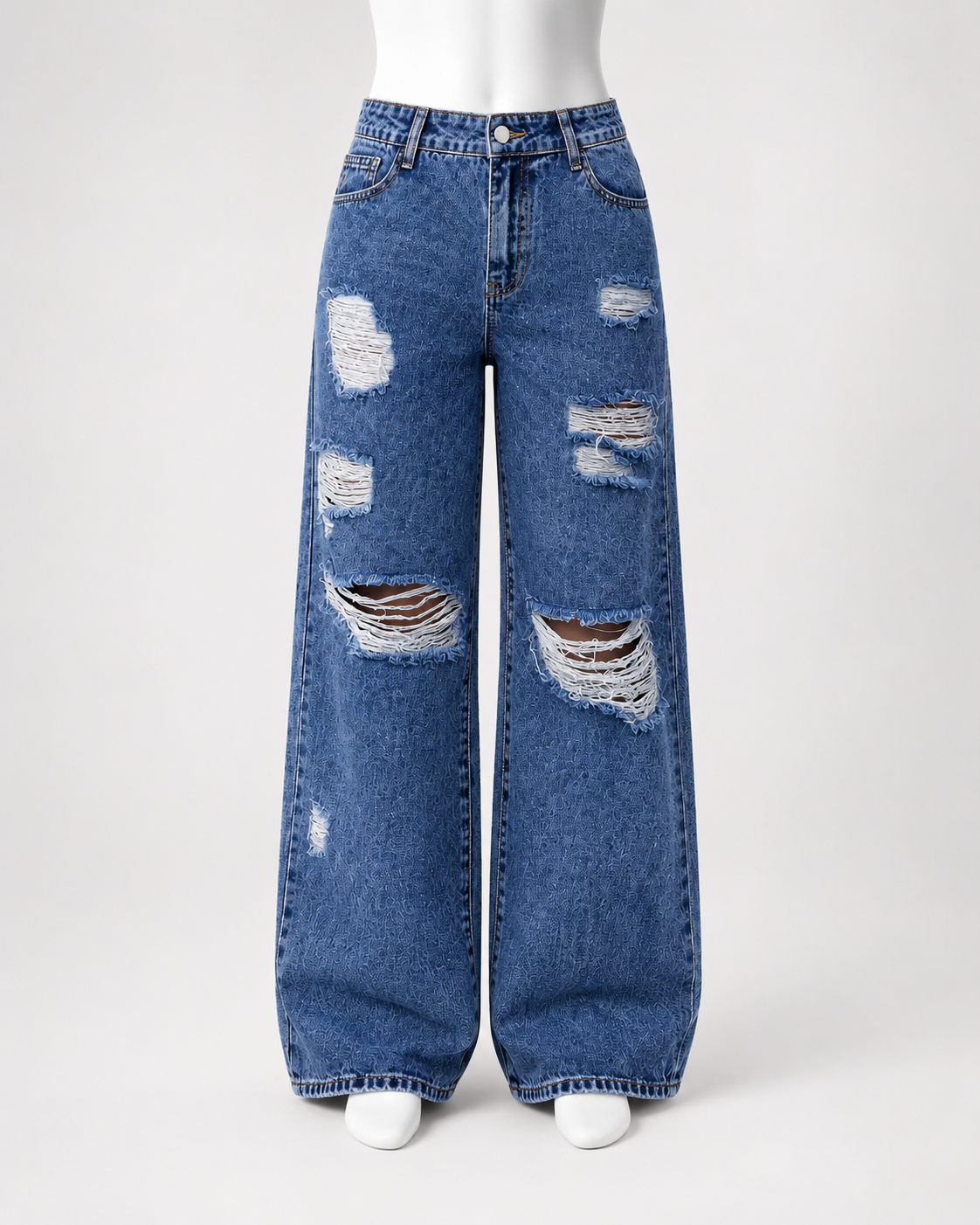 Calça Jeans Wide Leg Feminina